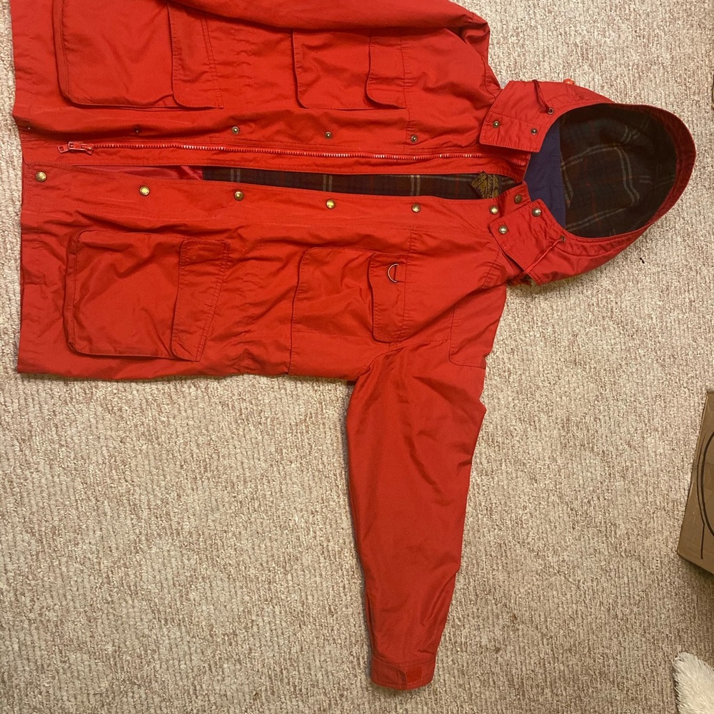 Vinatge eddie bauer plaid mountain parka